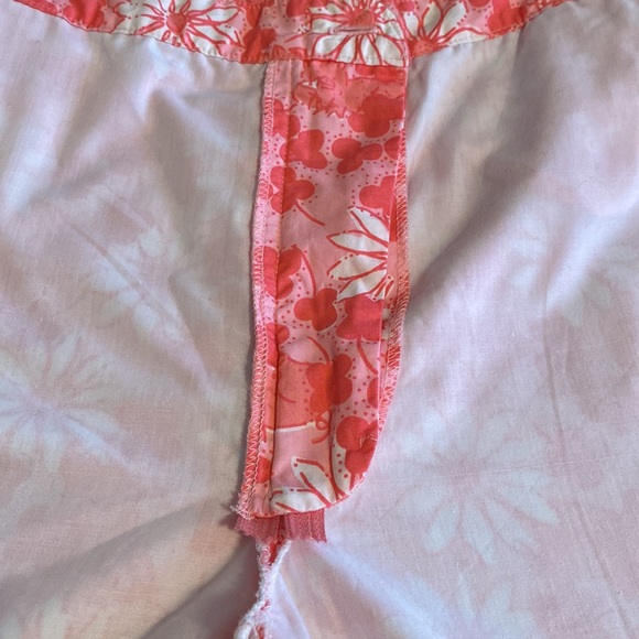 Lilly Pulitzer vintage white tag Pigs in a Blanket print cropped pants lined - Picture 12 of 14